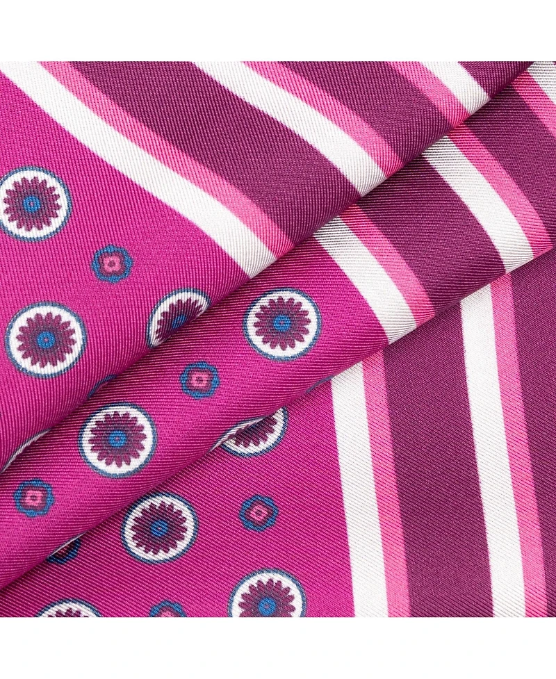 Elizabetta Men's Pantera - Silk Pocket Square for Men