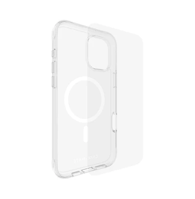 Case-Mate Protection Pack Tough MagSafe Case and Glass Screen Protector for Apple iPhone 16 Plus
