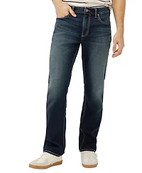 Silver Jeans Co. Men's Grayson Classic Fit Straight Leg Knit Flex