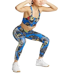 adidas Women's Farm Butterfly-Print 7/8 Leggings