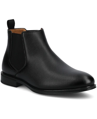 Vance Co. Men's Josiah Pull On Comfort Chelsea Boots