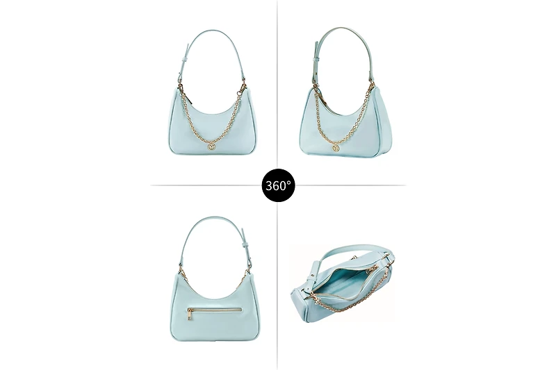 Chain Small Shoulder Bag Top Zip Victoria Hyde Nymans Garden