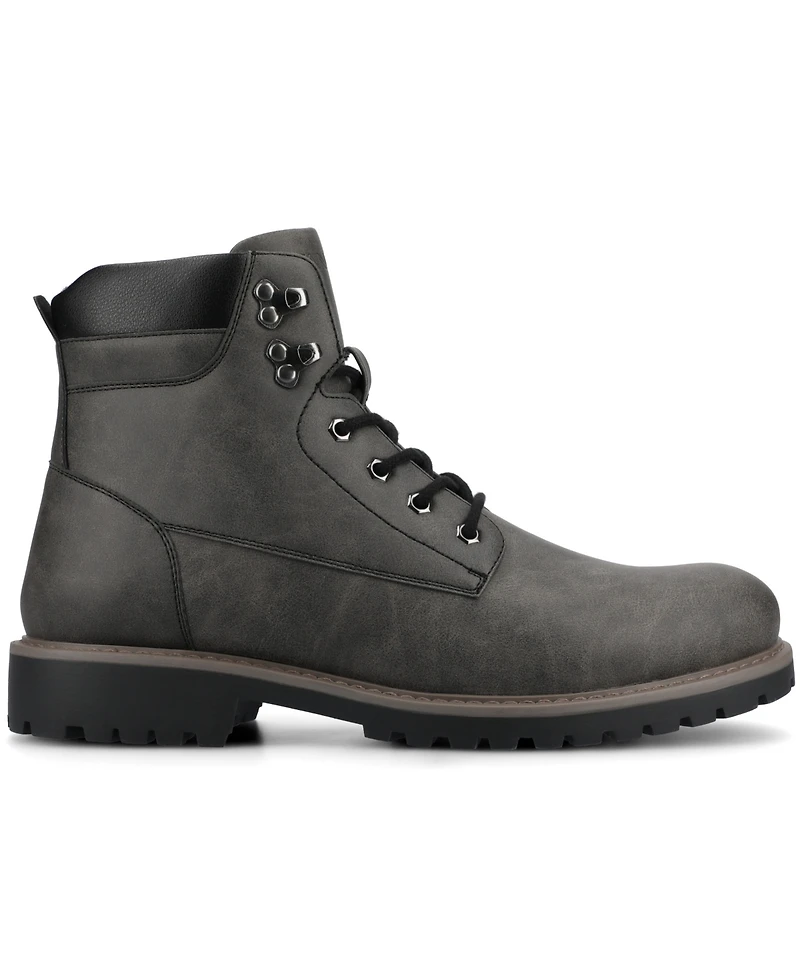 Vance Co. Men's Rogue Round Toe Work Ankle Boots