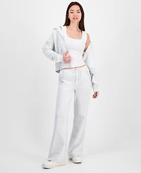 Planet Heart Juniors' Novelty Flare Fleece Sweatpants
