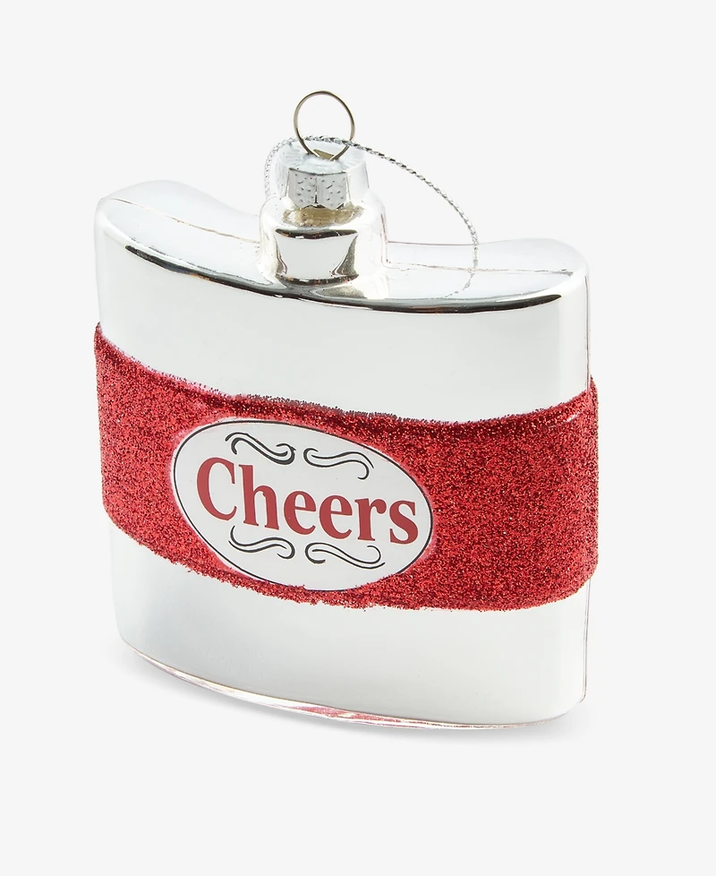 Holiday Lane Spirits Cheers Flask Ornament, Macy's Exclusive