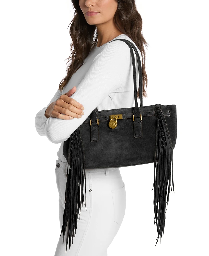 Michael Kors Hamilton Medium Leather East West Shoulder Tote