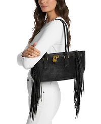 Michael Kors Hamilton Medium Leather East West Shoulder Tote