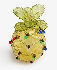 Holiday Lane Hawaii Glass Decorated Pineapple Ornament, Macy's Exclusive