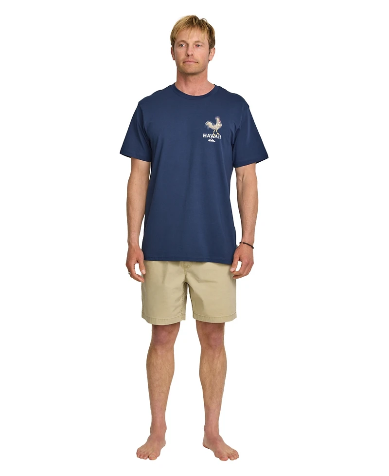 Quiksilver Men's Hawaii Rooster Short Sleeve T-Shirt
