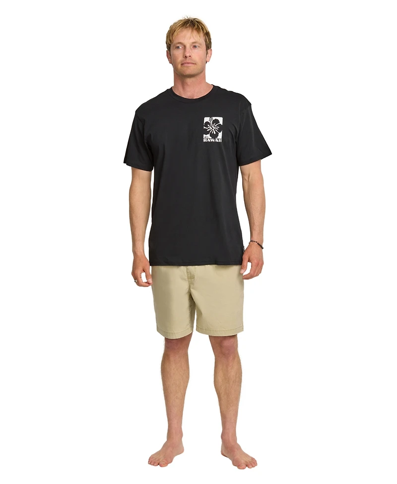 Quiksilver Men's Hawaii Hibiscus Short Sleeve T-Shirt