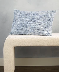 Hotel Collection Crystalline Micropleated Decorative Pillow, 14" x 22", Macy's Exclusive