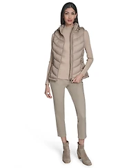 Charter Club Women's Packable Hooded Puffer Vest