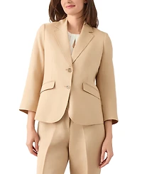 Kasper Women's Notch-Collar Button-Front Blazer