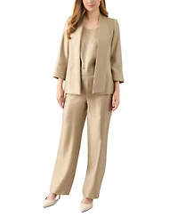 Kasper Women's Shimmer Twill Shawl-Collar Open-Front Jacket, Regular & Petite
