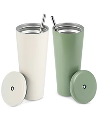 Art & Cook 22-Oz. Water Hydration Bottles, Set of 2