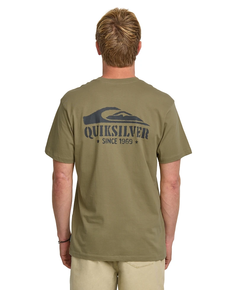 Quiksilver Men's Hunter Spray Short Sleeve T-Shirt