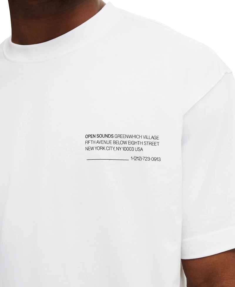 Cotton On Men's Box Fit Text T-Shirt
