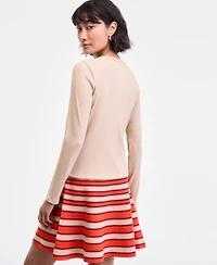 On 34th Women's Ribbed Striped Cardigan, Macy's Exclusive
