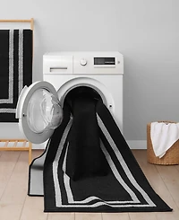 Jean Pierre New York Double Line Border Tufted Runner Rug