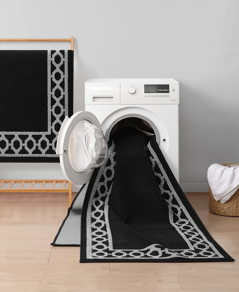 Jean Pierre New York Christine Trellis Border Tufted 2-Pc. Runner Set