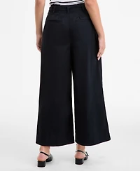 On 34th Women's High-Rise Belted Cropped Wide-Leg Pants, Macy's Exclusive