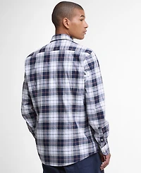 Barbour Men's Wetheram Tailored-Fit Tartan Button-Down Twill Shirt