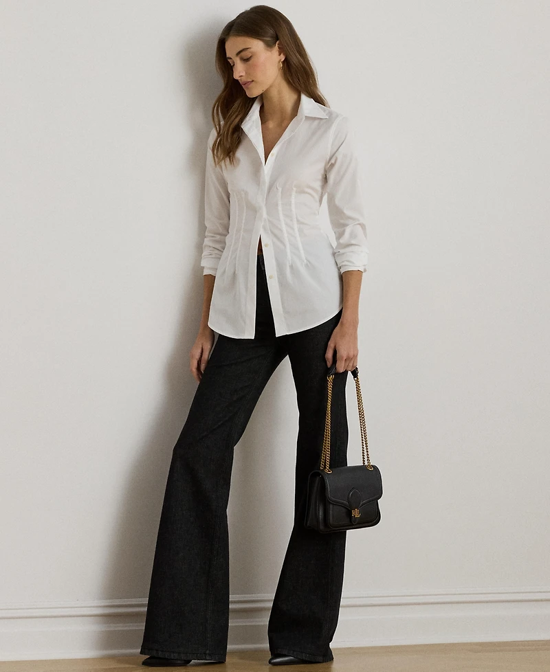 Lauren Ralph Women's Cotton Broadcloth Shirt