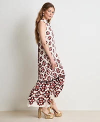 Women's Medallion-Print Sleeveless Dress, Macy's Exclusive - On 34th | Alix Friedberg Capsule Collection