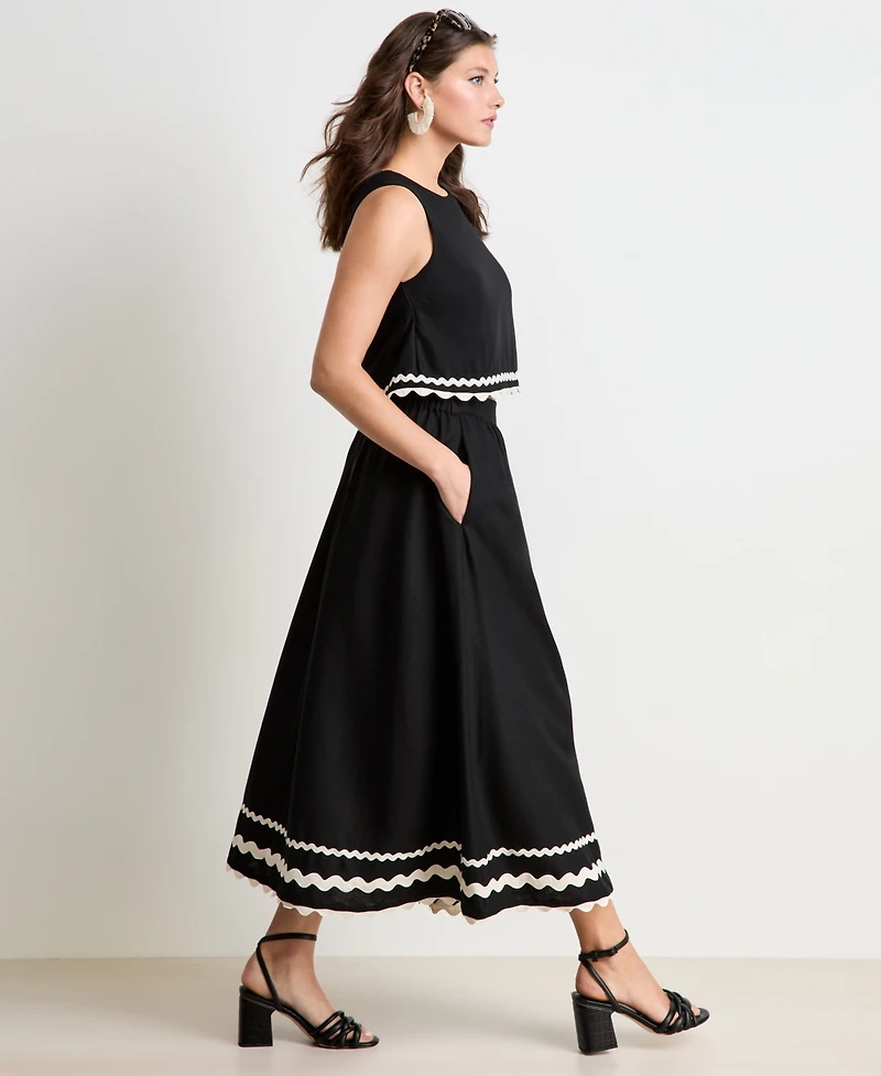 Women's Ric Rac Applique Skirt, Macy's Exclusive - On 34th | Alix Friedberg Capsule Collection