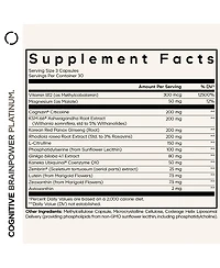 Codeage Cognitive Brainpower Platinum Supplement