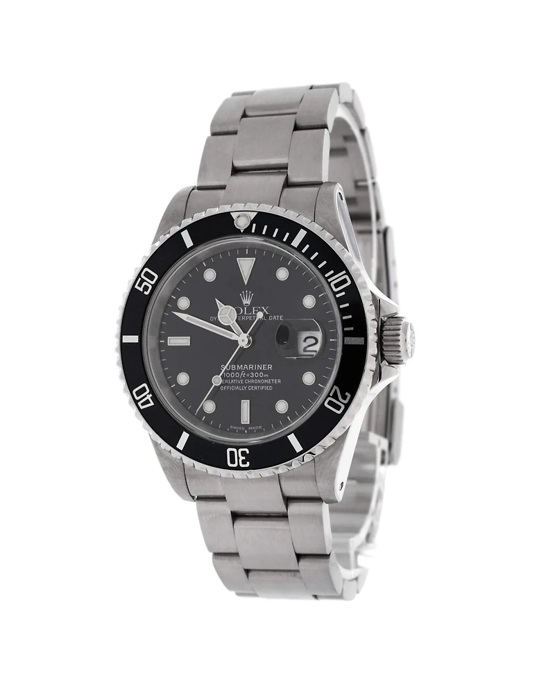 Pre-Owned Rolex Oyster Perpetual Submariner Date Automatic Watch in Stainless Steel 40mm