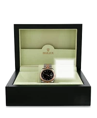 Pre-Owned Rolex Oyster Perpetual Datejust Automatic Watch in Stainless Steel and Rose Gold 36mm