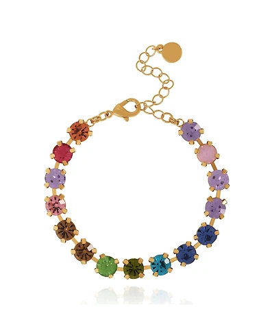 BCBGeneration Rainbow Crystal Bracelet
