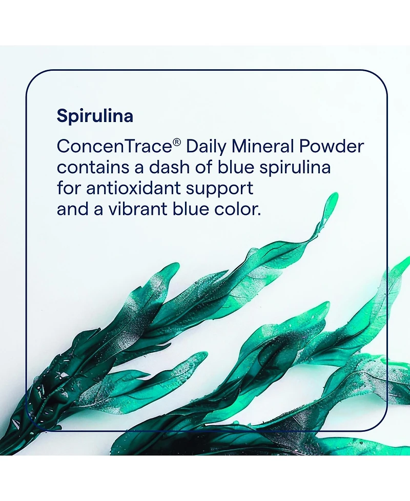 Trace Minerals ConcenTrace Powder, Blue Hawaiian, 60 Servings – 700mg per Serving (15 Drops), Full Spectrum Trace Minerals for Whole Body Wellness.