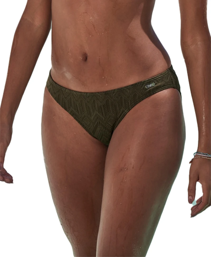 Lascana Women's Textured Classic Bikini Swimsuit Bottom