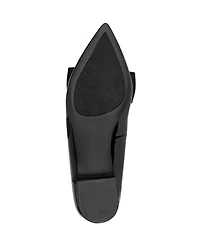 Bandolino Women's Auggie Bow Pointed Toe Tailored Loafers