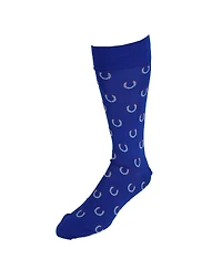 Trafalgar Men's Lucky Horseshoe Over The Calf Pima Cotton Novelty Dress Sock (1 Pair)