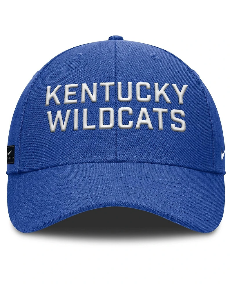 Nike Men's Royal Kentucky Wildcats Rise Practice Adjustable Hat