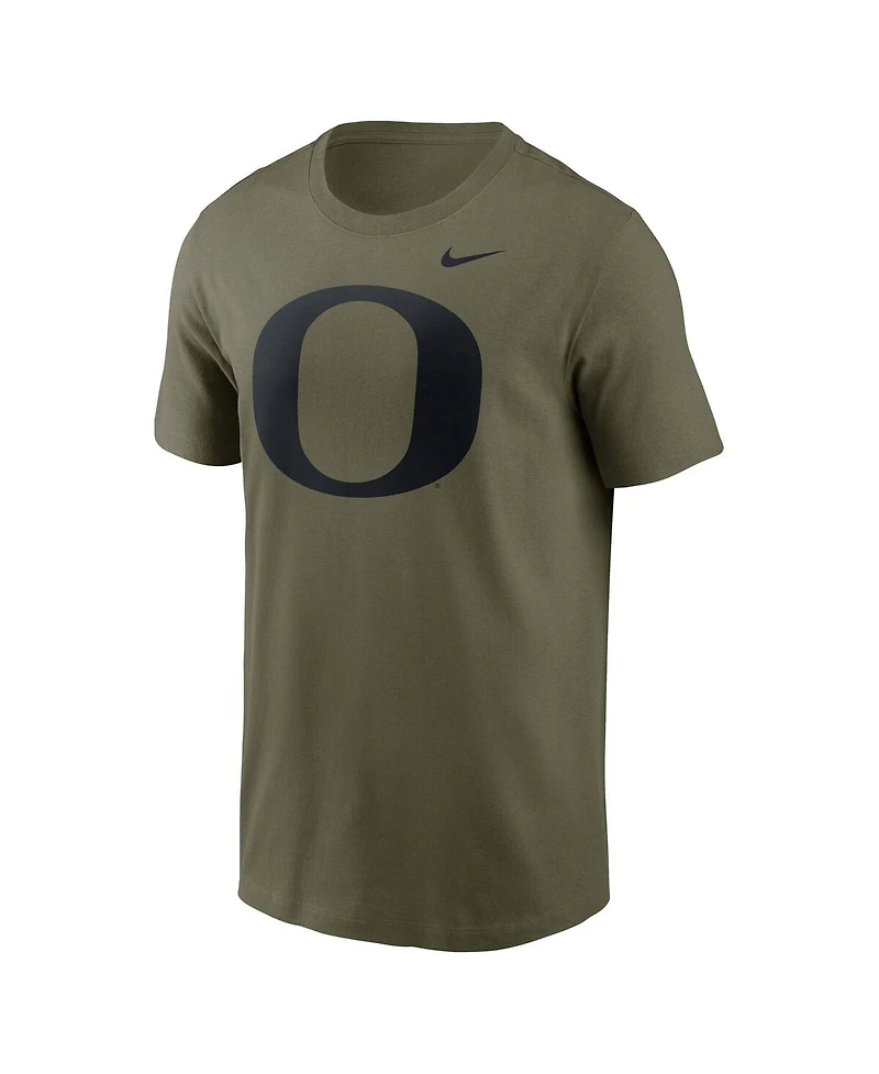 Nike Men's Olive Oregon Ducks Primetime Logo Performance T-Shirt