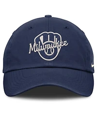 Nike Men's Navy Milwaukee Brewers Statement Club Adjustable Hat