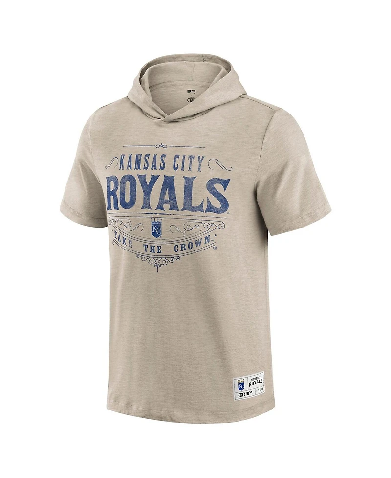 Darius Rucker Collection by Fanatics Men's Tan Kansas City Royals Hooded T-Shirt