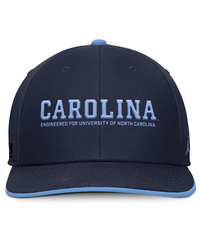 Jordan Men's Navy North Carolina Tar Heels 2025 On-Field Pro Performance Adjustable Hat
