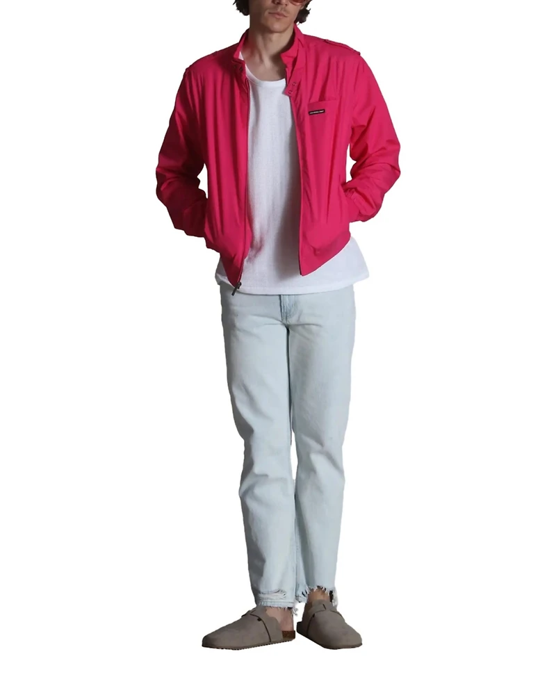 Members Only Men's Classic Iconic Racer Jacket (Slim Fit