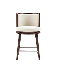 Manhattan Comfort Evalyn 37.6" Upholstered Counter Stool