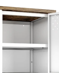 Manhattan Comfort Landen 47.3" 6-Shelf Tv Stand Fits TVs up to 40"