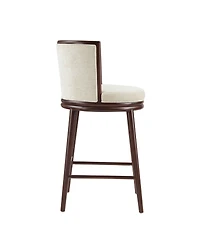 Manhattan Comfort Evalyn 40" Upholstered Barstool