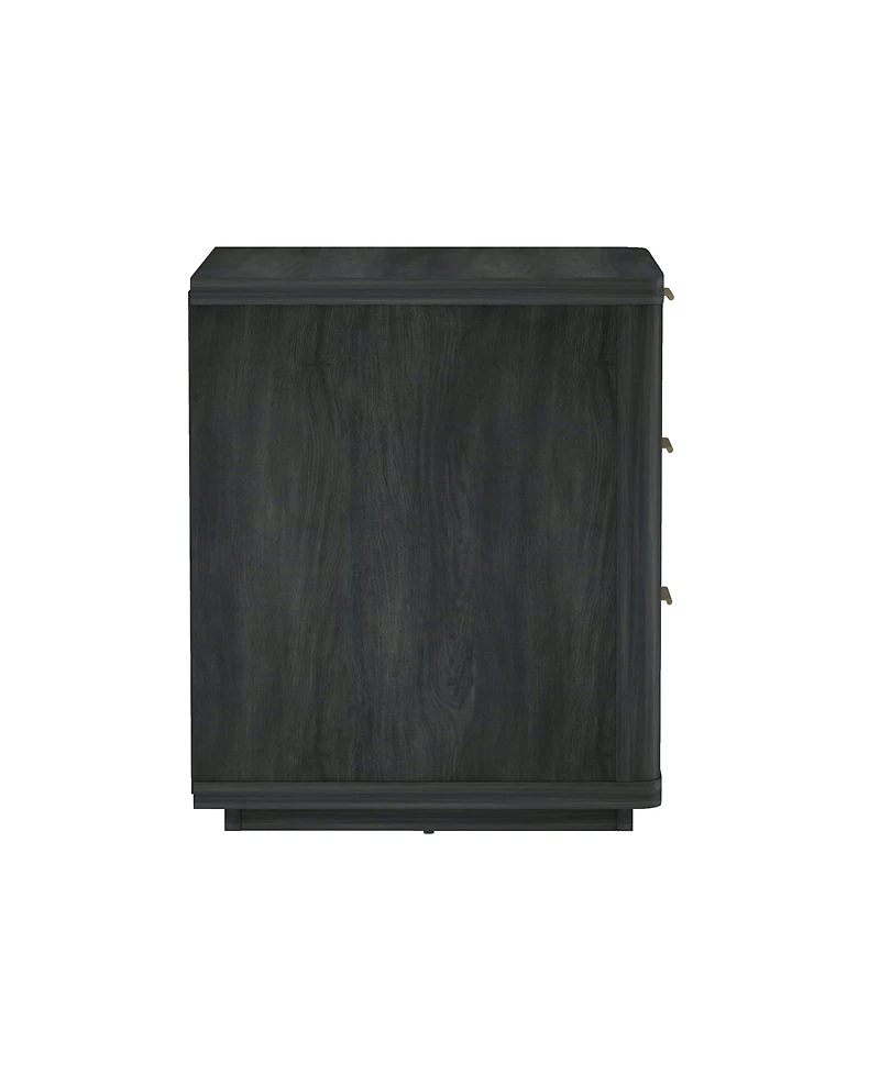 Manhattan Comfort Evelyn 20" 3-Drawer Nightstand