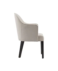 Manhattan Comfort Hillman Leatherette Upholstered Dining Armchair
