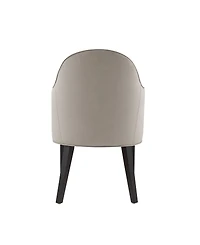 Manhattan Comfort Hillman Leatherette Upholstered Dining Armchair