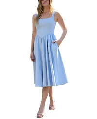 Lily and Lionel London Women's Hayley Corset Inspired Midi Dress